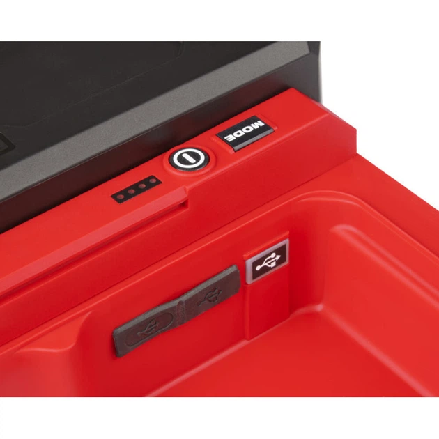 Фонарь светодиодный аккумуляторный/органайзер PACKOUT, с портами USB-A / USB-C MILWAUKEE, M12 POAL-0 - изображение 3