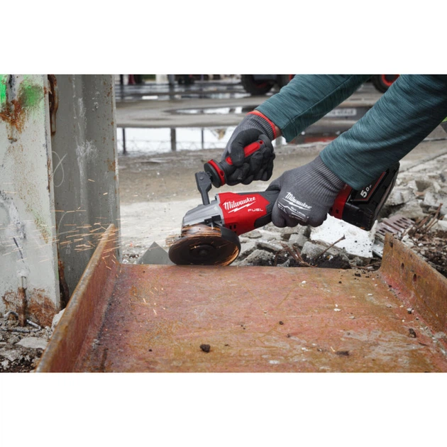 Шлифмашина угловая аккумуляторная MILWAUKEE, M18 FSAGSVO125X-502X, 1200 Вт диаметр 125мм (+зар.пр., 2ак.Х5Ач, HD кейс) - изображение 8