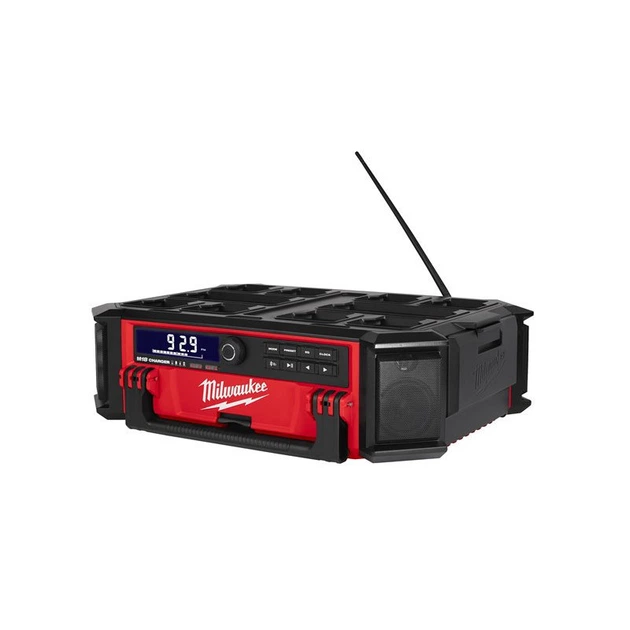 Радіоприймач акумуляторний із зарядним пристроєм PACKOUT MILWAUKEE, M18 PRCDAB+-0 - Фото 4 Радіоприймач акумуляторний із зарядним пристроєм PACKOUT MILWAUKEE, M18 PRCDAB+-0 - зображення 4