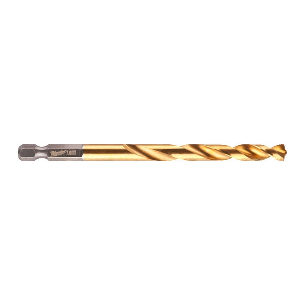 Сверло по металлу RedHEX SHOCKWAVE HSS-TiN MILWAUKEE, диаметр 7,0х109х66м - Фото 2 Сверло по металлу RedHEX SHOCKWAVE HSS-TiN MILWAUKEE, диаметр 7,0х109х66м - изображение 2