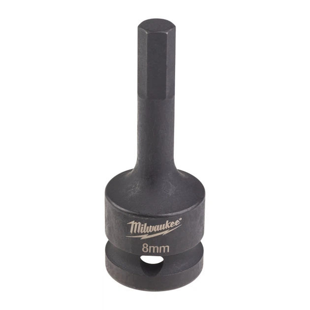 Головка ударная ShW 1/2'' MILWAUKEE с рабочей частью HEX8 - Фото 1 Головка ударная ShW 1/2'' MILWAUKEE с рабочей частью HEX8 - изображение 1