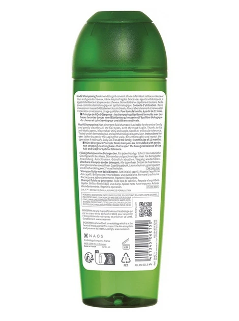 Шампунь без миючих засобів Bioderma Node shampoo 200 мл для всієї родини усіх типів волосся (3401345060150) - изображение 2