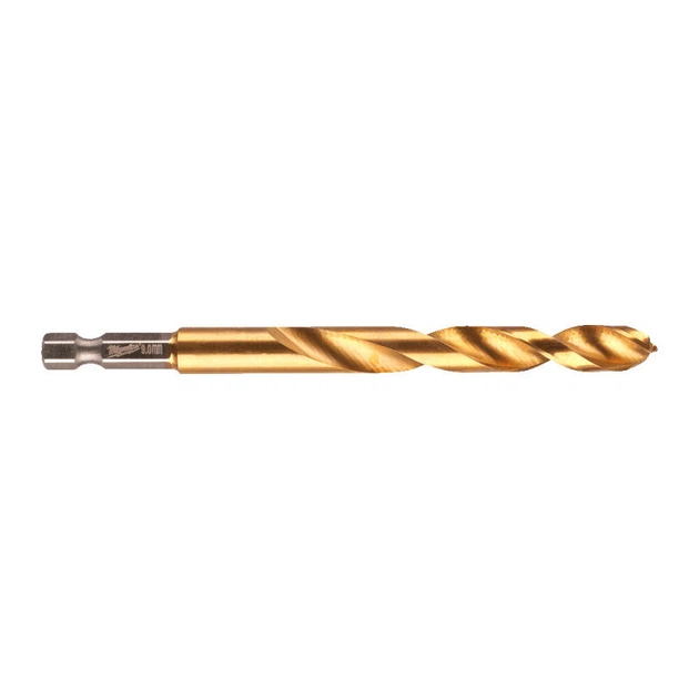 Сверло по металлу RedHEX SHOCKWAVE HSS-TiN MILWAUKEE, диаметр 9.0х117х73мм - Фото 2 Сверло по металлу RedHEX SHOCKWAVE HSS-TiN MILWAUKEE, диаметр 9.0х117х73мм - изображение 2