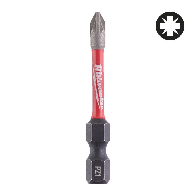 Бита MILWAUKEE, PZ1, 50 мм SHOCKWAVE (1 шт.) (4932471566) - Фото 1 Бита MILWAUKEE, PZ1, 50 мм SHOCKWAVE (1 шт.) (4932471566) - изображение 1