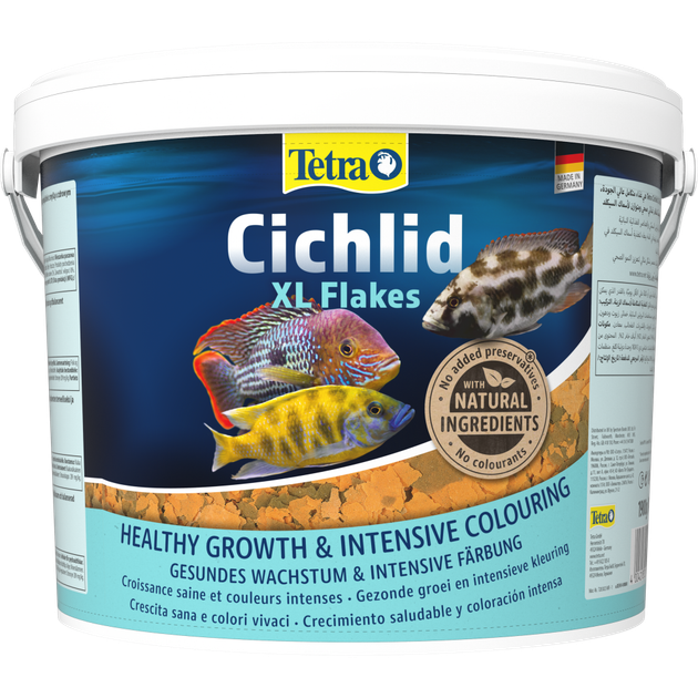 Корм Tetra Cichlid XL Flakes для рибок великих цихлід пластівці 10 л/ 1,9 кг - зображення 4