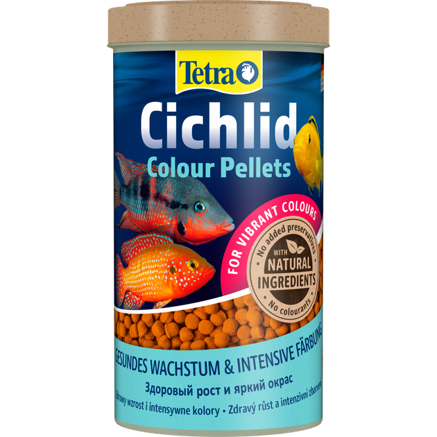 Корм Tetra Cichlid Colour для всех цихлид для яркости окраса гранулы 500 мл - изображение 2