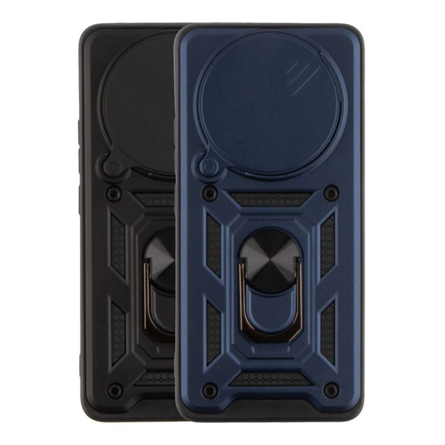 Противоударный чехол Armor Guard Shield для Xiaomi Redmi Note 14 Pro 5G/Poco X7 5G Dark Blue - изображение 2