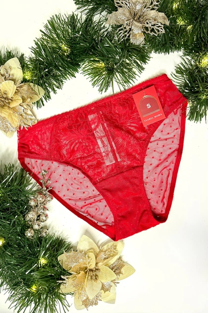 Трусики слип Ysabel Mora 2(S) Красный (Christmas red) (109649) - изображение 5