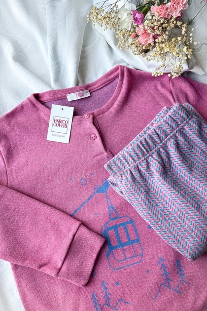 Комплект: джемпер и брюки Enrico Coveri 48(XL) Фуксия (Fucsia) (110845) - Фото 2 Комплект: джемпер и брюки Enrico Coveri 48(XL) Фуксия (Fucsia) (110845) - изображение 2