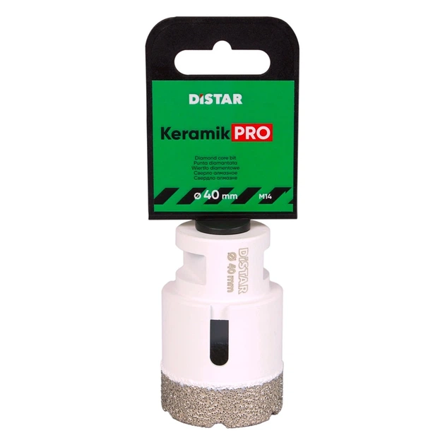 Сверло алмазное Distar Keramik Pro 89568442090 DDR-V 40*30*M14 - Фото 4 Сверло алмазное Distar Keramik Pro 89568442090 DDR-V 40*30*M14 - изображение 4