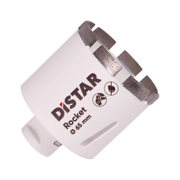 Сверло алмазное Distar Rocket 11120049025 DDS-W 65*45-8*M14 - Фото 1 Сверло алмазное Distar Rocket 11120049025 DDS-W 65*45-8*M14 - изображение 1