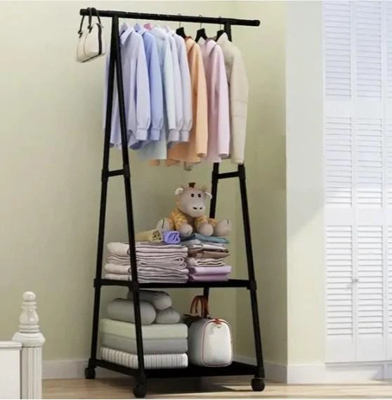 Вешалка для одежды The New Coat Rack на колесах с полкой 158х55см - изображение 5