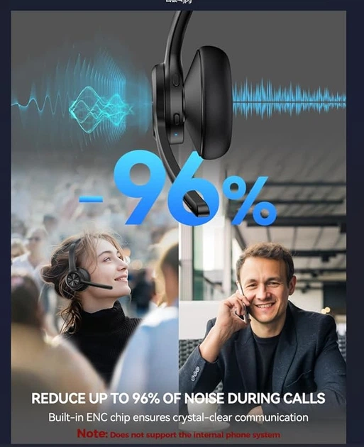 TECKNET TK-HS012 беспроводная Bluetooth-гарнитура - Фото 2 TECKNET TK-HS012 беспроводная Bluetooth-гарнитура - изображение 2
