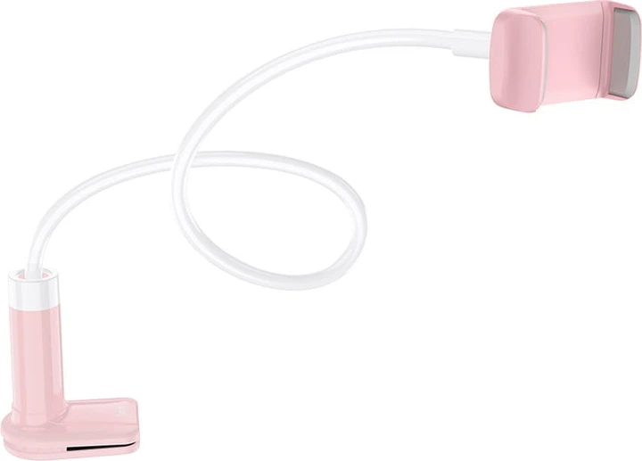 Держатель для Телефона гибкий Hoco PH23 (52 - 90мм) 360 градусов Pink White (44247) - Фото 3 Держатель для Телефона гибкий Hoco PH23 (52 - 90мм) 360 градусов Pink White (44247) - изображение 3