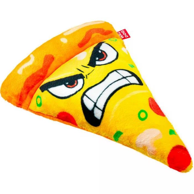 Игрушка Waudog Fun Plush Пицца - для собак (4823089387222) - Фото 2 Игрушка Waudog Fun Plush Пицца - для собак (4823089387222) - изображение 2