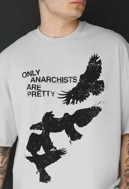 Футболка Чоловіча Стаф Біла Оверсайз Staff Pretty Oversize XS (384333) - зображення 3