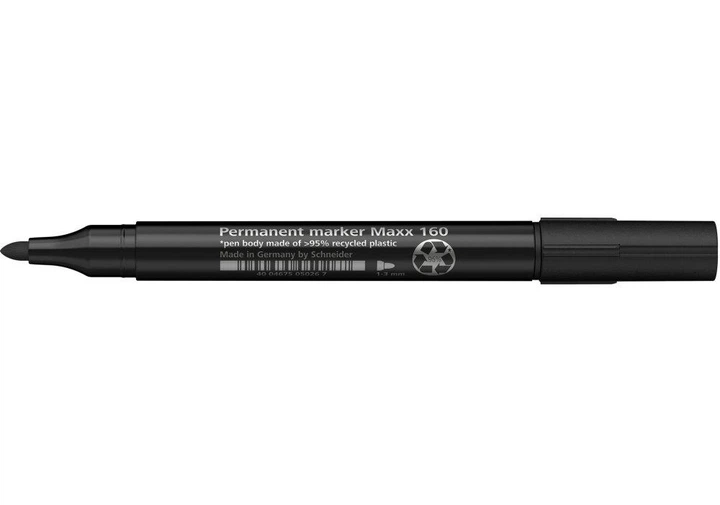 Маркер Schneider Maxx 160 чорний 1-3мм - Фото 1 Маркер Schneider Maxx 160 чорний 1-3мм - изображение 1