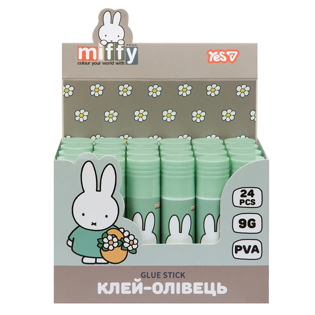 Клей-олівець 9г YES 320314 Miffy PVA (24) /320314/ - изображение 2