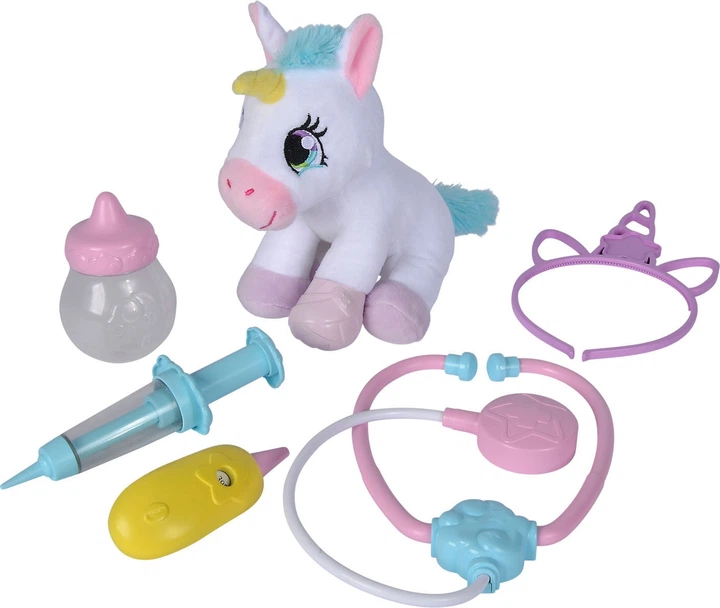 Ігровий набір Simba Ветеринар з плюшевим єдинорогом 105542140 (4006592067540) - зображення 3