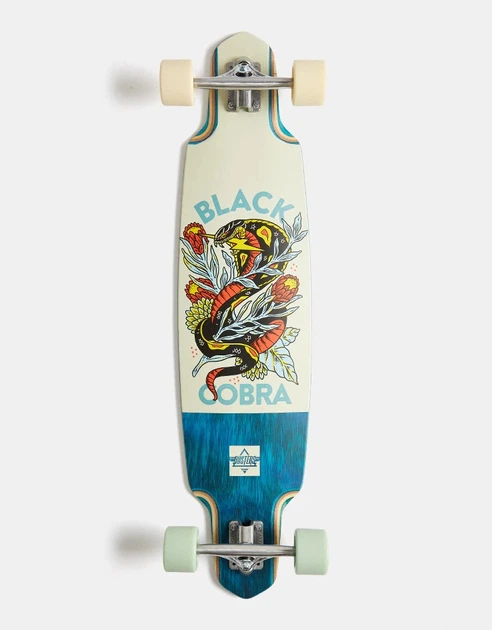 Лонгборд Dusters Cobra Teal/Off White 38'' дюймов (zh538) - изображение 2