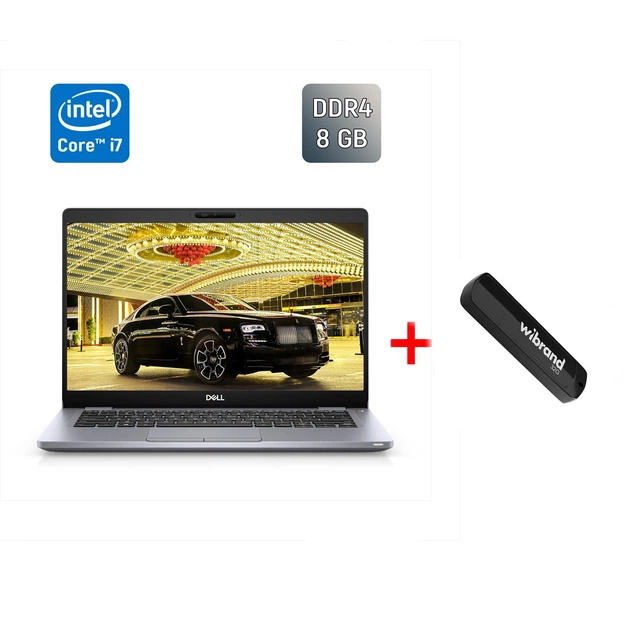 Ноутбук Б-класс Dell Latitude 5310 / 13.3" (1920x1080) IPS / Intel Core i7-10610U (4 (8) ядра по 1.8 - 4.9 GHz) / 8 GB DDR4 / 256 GB SSD / Intel UHD Graphics / WebCam / Windows 10 б/у + Подарок Флэш-накопитель USB 32 GB - Фото 1 Ноутбук Б-класс Dell Latitude 5310 / 13.3" (1920x1080) IPS / Intel Core i7-10610U (4 (8) ядра по 1.8 - 4.9 GHz) / 8 GB DDR4 / 256 GB SSD / Intel UHD Graphics / WebCam / Windows 10 б/у + Подарок Флэш-накопитель USB 32 GB - изображение 1