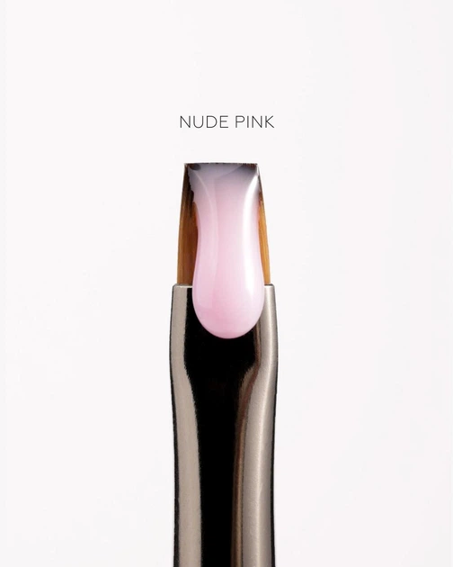 Однофазный гель для наращивания и моделирования ногтей GLOSS Company Builder Gel Nude Pink с помпой 30 мл - изображение 5