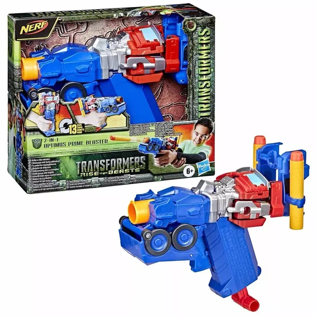 Бластер Nerf Transformers Optimus Prime (F3901) - Фото 8 Бластер Nerf Transformers Optimus Prime (F3901) - изображение 8