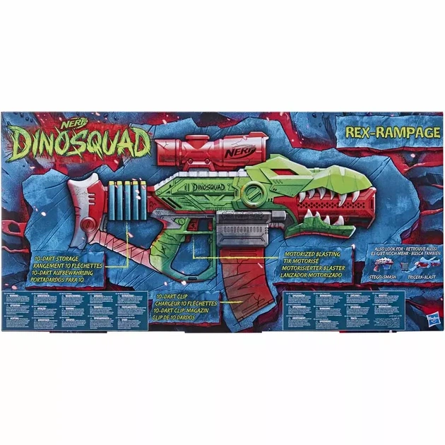 Бластер Hasbro Nerf Dinosquad Rex-Rampage (F0807) - изображение 7