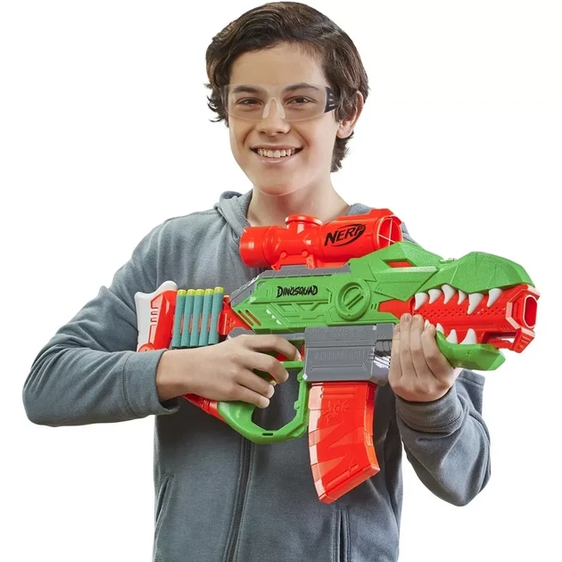 Бластер Hasbro Nerf Dinosquad Rex-Rampage (F0807) - изображение 11