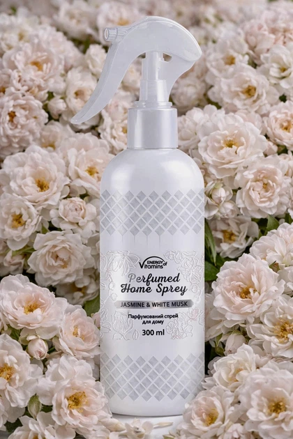 Парфумований спрей для дому Energy of Vitamins Jasmine&White Musk 300 мл (4823080007594) - зображення 2