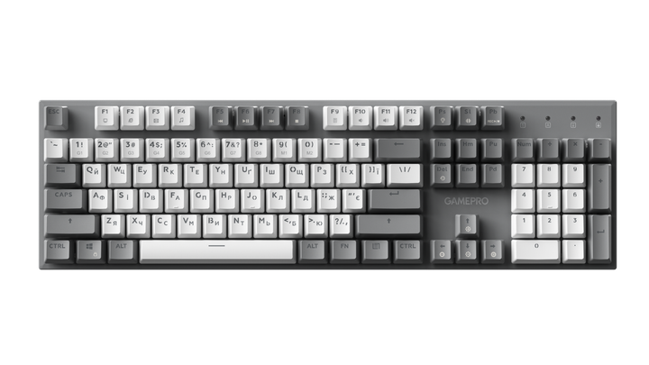Дротова механічна клавіатура GamePro Genesis Metallic (MK144G) 100% Red switches - зображення 6