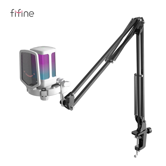 Микрофон Fifine Q6TW White - Фото 3 Микрофон Fifine Q6TW White - изображение 3