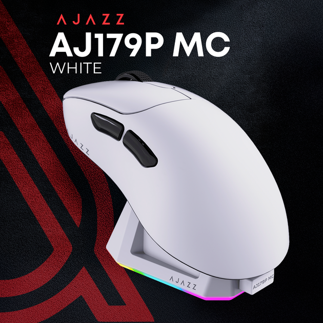 Бездротова ігрова миша Ajazz AJ179P MC White (AJ179P-MC-W) - изображение 6
