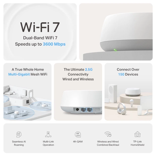 Wi-Fi Mesh система TP-Link Deco BE25 (3-pack) - изображение 3