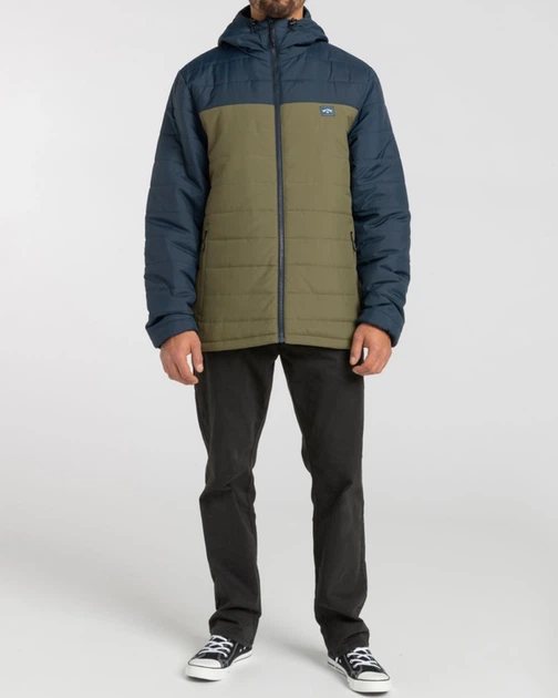 Чоловіча стьобана куртка Billabong Surf Check з капюшоном S F1JK36 176 (S) - изображение 4