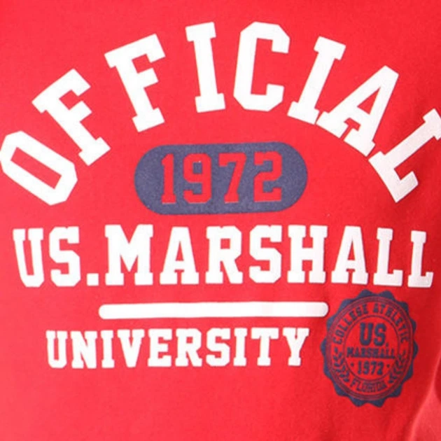 Чоловіче офіційне утеплене худі US.Marshall Gadryshall M SQ050H/USM RED M - Фото 3 Чоловіче офіційне утеплене худі US.Marshall Gadryshall M SQ050H/USM RED M - зображення 3