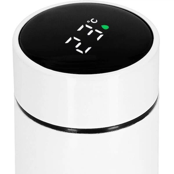 Kubek termiczny Springos ze stali nierdzewnej biały 500 ml (5907719472676) - obraz 2