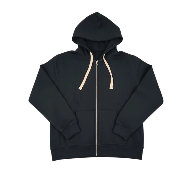 Чоловічий бавовняний чорний класичний світшот Zara з капюшоном M 0257/300/800 (M) - изображение 3