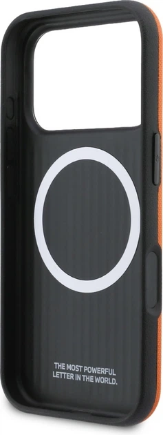 Etui plecki BMW M FW Logo Metal MagSafe do Apple iPhone 17 Pro Orange (BMHMP17L25PFWSMO) - obraz 7