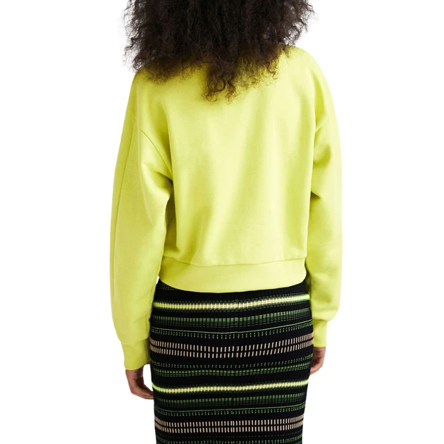 Короткий жіночий світшот Desigual Loose Tiger з вишивкою вибірковий XS 22WWSKX2/4004 (XS) - Фото 4 Короткий жіночий світшот Desigual Loose Tiger з вишивкою вибірковий XS 22WWSKX2/4004 (XS) - зображення 4