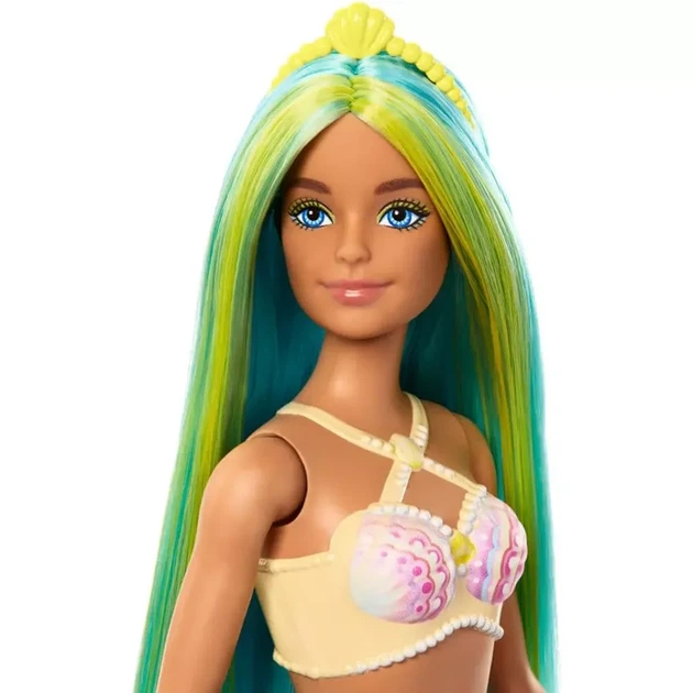 Кукла Barbie Dreamtopia Голубовато-зеленый микс (HRR03) - изображение 4