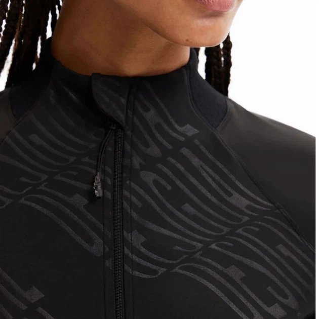 Жіночий спортивний чорний еластичний світшот Desigual Rock XS 22WWSK19/2000 (XS) - Фото 5 Жіночий спортивний чорний еластичний світшот Desigual Rock XS 22WWSK19/2000 (XS) - зображення 5