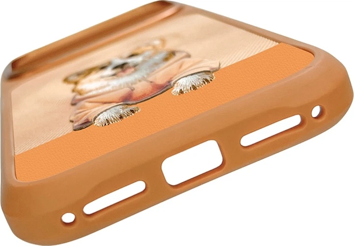 Etui plecki Nimmy Gentle Pets Series Dog MagSafe do Apple iPhone 17 Pro Orange (N-YSMC-IP17-PRO-024) - obraz 4