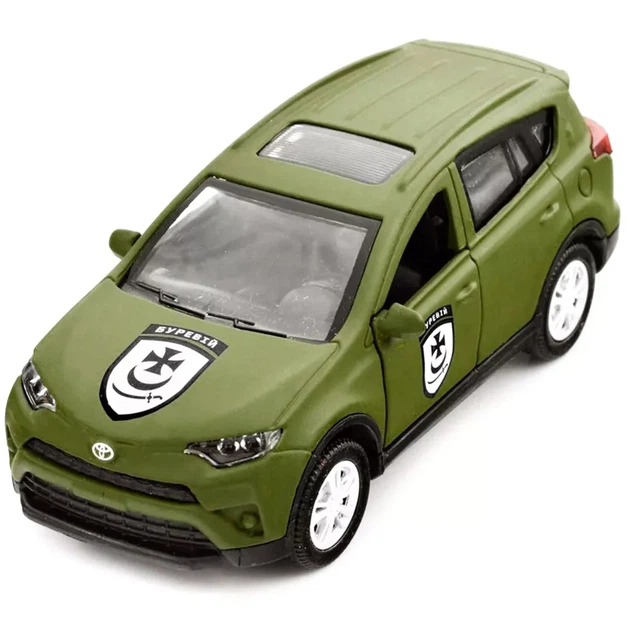 Автомодель TechnoDrive Шеврони Героїв Toyota RAV4 Буревій (KM6198) - зображення 10