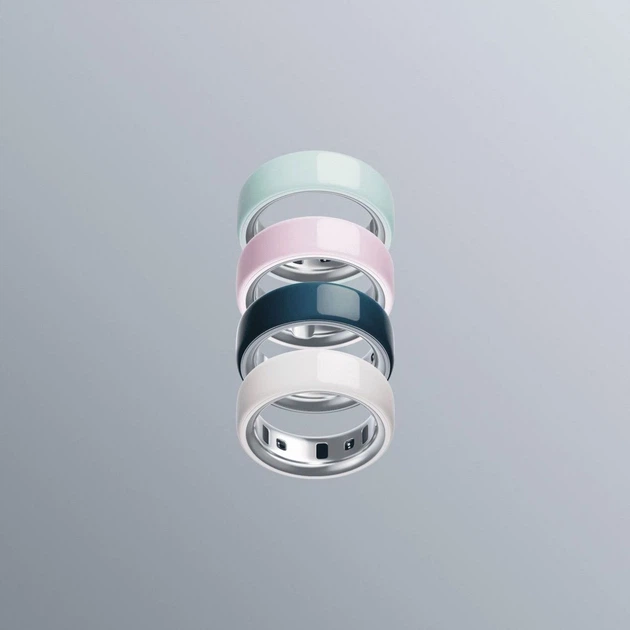 Смарт-кільце Oura Ring 4 Ceramic Size 11 Midnight (JZ90-57455-11) [157198] - зображення 2