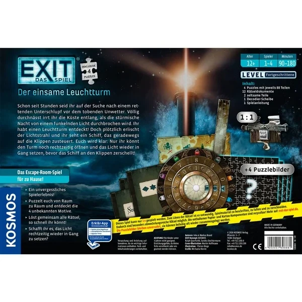Gra planszowa Kosmos Exit Latarnia morska + puzzle 698881 (4002051698881) - obraz 3
