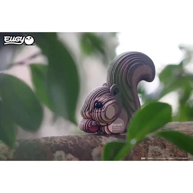 Сборная 3D модель Eugy Зоопарк Бурундук (XEG-041) - Фото 8 Сборная 3D модель Eugy Зоопарк Бурундук (XEG-041) - изображение 8