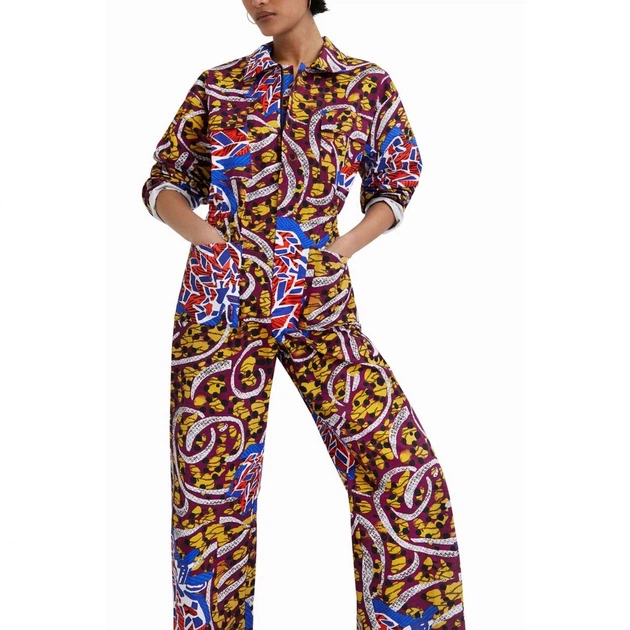 Жіночий комбінезон з довгим рукавом Desigual x Stella Jean Mila M 22SWPW31/8042 (M) - изображение 3