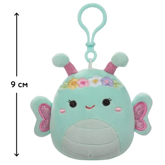 М'яка іграшка на кліпсі Squishmallows Метелик Рейна 9 см (SQCP00181) - Фото 4 М'яка іграшка на кліпсі Squishmallows Метелик Рейна 9 см (SQCP00181) - зображення 4