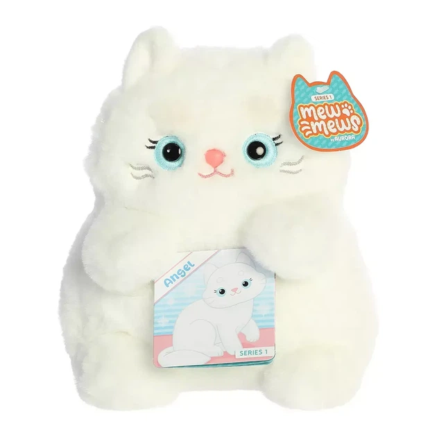 Мягкая игрушка Aurora Кошечка Энжел белая 20 см (230396F) - Фото 9 Мягкая игрушка Aurora Кошечка Энжел белая 20 см (230396F) - изображение 9